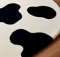 Handtufted Spotted Animal Play Wool Rug