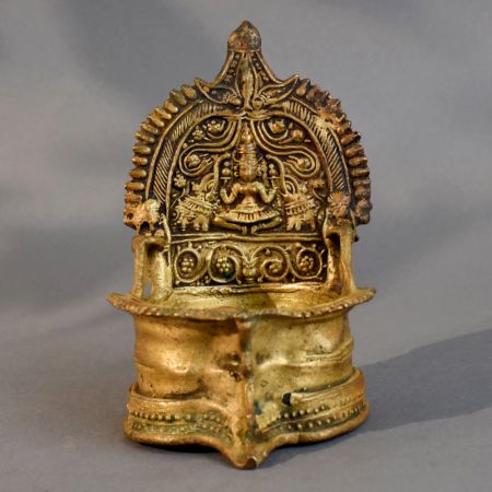Handmade Vintage Brass South Indian Pooja Diya