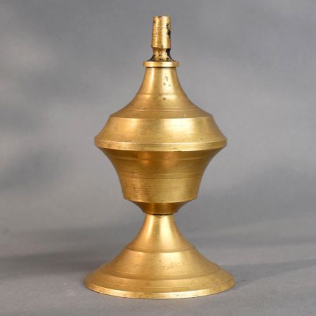Vintage Brass Central India Traditional Oil Lamp