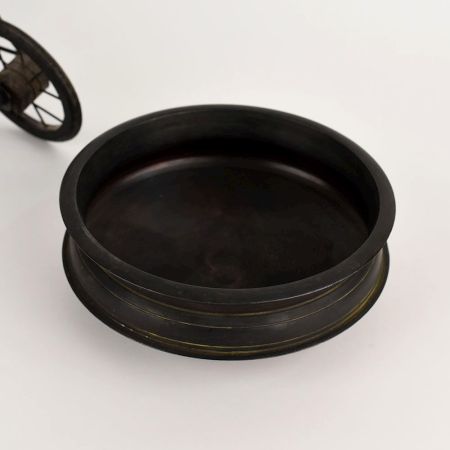 Heritage Flower Brass Urli for Decoration