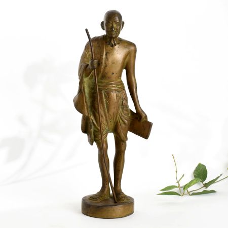 Antique Sage Brass Statue for Home Decoration