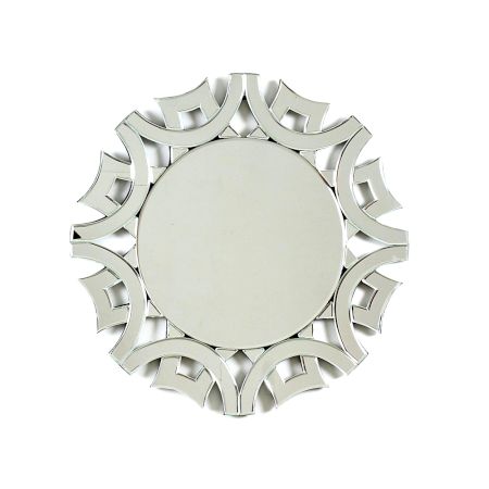 Radiant Arc Lattice Mirror