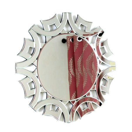 Radiant Arc Lattice Mirror