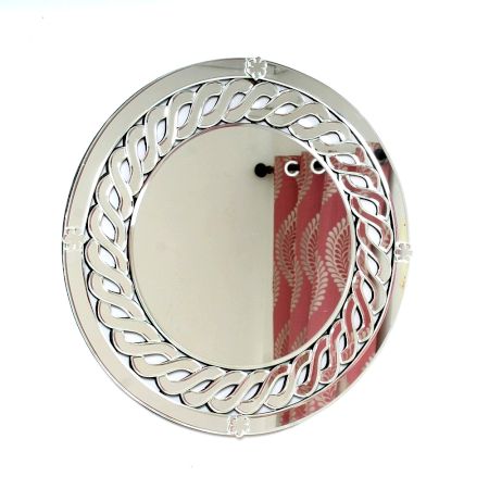 Braided Circle Elegance Mirror