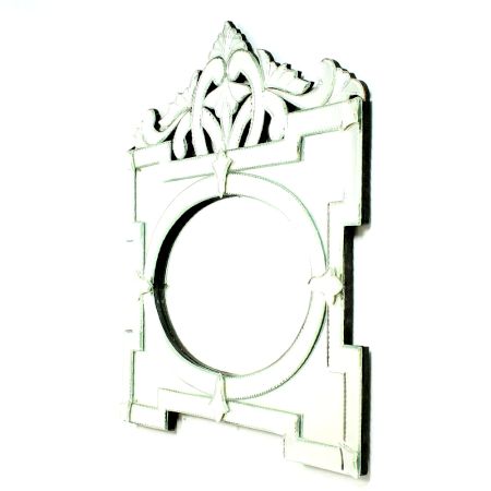 Baroque Oval Panel Mirror