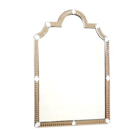 Textured Arch Wall Mirror