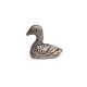 Antique Golden Miniature Brass Duck Agarbatti Holder Stand