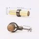 Adjustable Golden Brass and Wooden Tube Drawer Knob