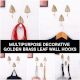 Golden Brass Leaf Wall Hook