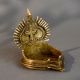 Vintage Brass South Indian Cross Design Pooja Diya Lamp