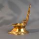 Vintage Brass South Indian Cross Design Pooja Diya