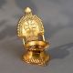 Vintage Brass South Indian Cross Design Pooja Diya