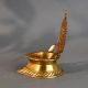 Antique Brass South Indian Cross Design Temple Diya