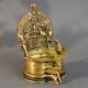 Traditional Brass South Indian Pooja Diya with Antique Finish