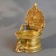 Vintage Handmade Brass South Indian Temple Style Pooja Diya