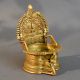 Vintage Handmade Brass South Indian Temple Style Pooja Diya