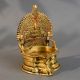 Handmade Vintage Brass South Indian Pooja Diya for Home Temple