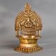 Handmade Brass Vintage South Indian Ganesha Pooja Diya