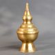 Handmade Brass Central India Oil Lamp with Handle