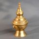 Handmade Brass Central India Oil Lamp with Handle