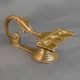 Vintage Handcrafted Brass Aarti Oil Lamp with Handle