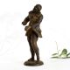 Dancing Man Metal Sculpture in Antique Finish