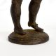 Dancing Man Metal Sculpture in Antique Finish
