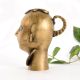 Tribal Brass Gauri Head Statue for Home Decoration