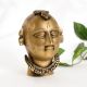 Tribal Brass Gauri Head Statue for Home Decoration