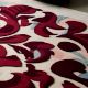 Handtufted Crimson Swirl Harmony Wool Rug