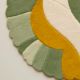 Handtufted Verdant Swirl Petal Wool Rug