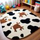 Handtufted Spotted Animal Play Wool Rug