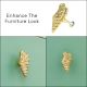 Handmade Golden Brass Conch Shell Knob – Decorative Cabinet and Drawer Pull