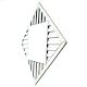 Diamond Lattice Chic Mirror