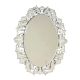 Oval Leaf Filigree Mirror