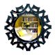 Ebony Starburst Wall Mirror