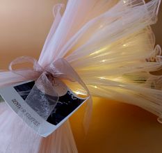 Delicate Crochet Peony and Tulip Tulle Bundle