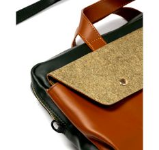 Classic Tan Caramel Vegan Leather Laptop Sleeve