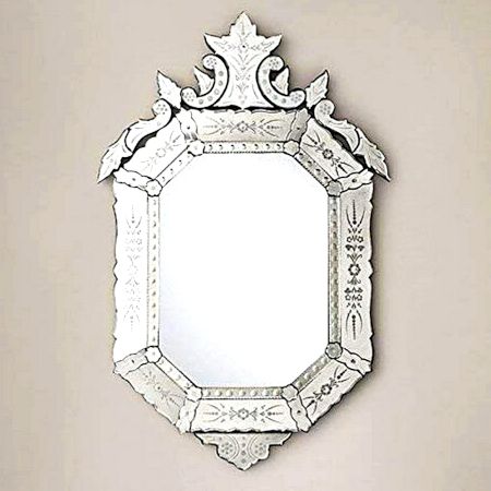 Elegant Wave Frame Mirror