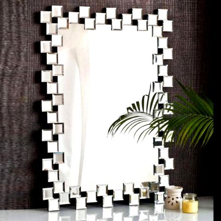Crystal Grid Elegance Mirror