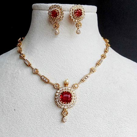 Handcrafted Bohemian Sunflower Necklace Jewellery Set