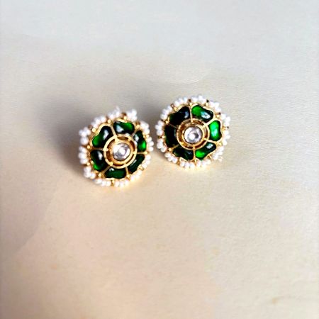 Handcrafted Regal Silk Boho Earrings Design