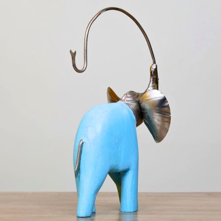 Elegant Elephant Figurine Handcrafted Artistic Home Decor
