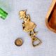 Girl Brass Bottle Opener Carrying A Pitcher