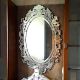Opulent Bloom Oval Mirror