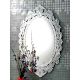 Lush Leaf Oval Mirror