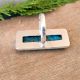 Blue Copper Turquoise Cabochon 925 Sterling Silver Ring Handmade Boho Jewelry