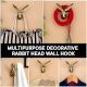Antique Golden Rabbit Head Aluminum Wall Hook