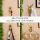 Handmade Antique Golden Fox Design Aluminium Wall Hook
