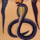 Lord Krishna Beautiful Pose Kalighat Paper Painting for Decoration